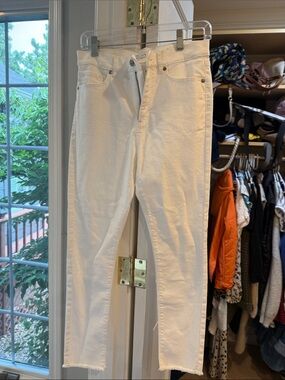 LOFT White Skinny Jeans